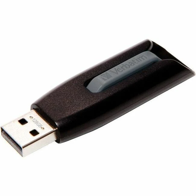 128GB Store 'n' Go® V3 USB 3.2 Gen 1 Flash Drive - Gray - 128GB - Gray