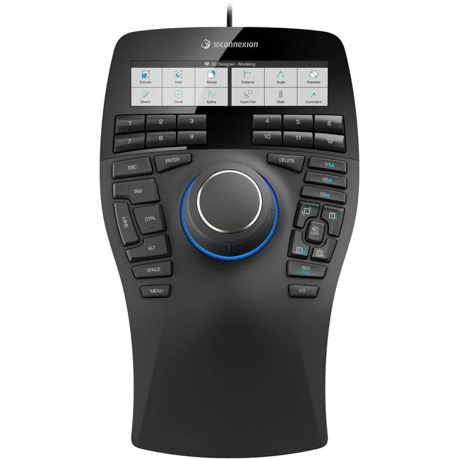 3Dconnexion SpaceMouse Enterprise - 3D Input Device - Cable - USB