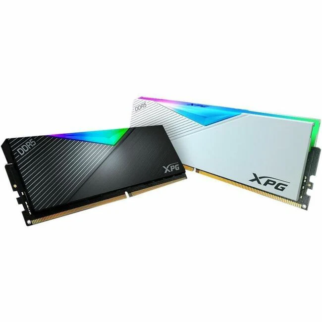 Adata LANCER AX5U7200C3416G-CLARWH 16GB DDR5 SDRAM Memory Module - For Desktop PC, Motherboard - 16 GB - DDR5-7200/PC5-57600 DDR5 SDRAM - 7200 MHz Single-rank Memory - CL34 - 1.40 V - Unbuffered - 288-pin - DIMM - Lifetime Warranty