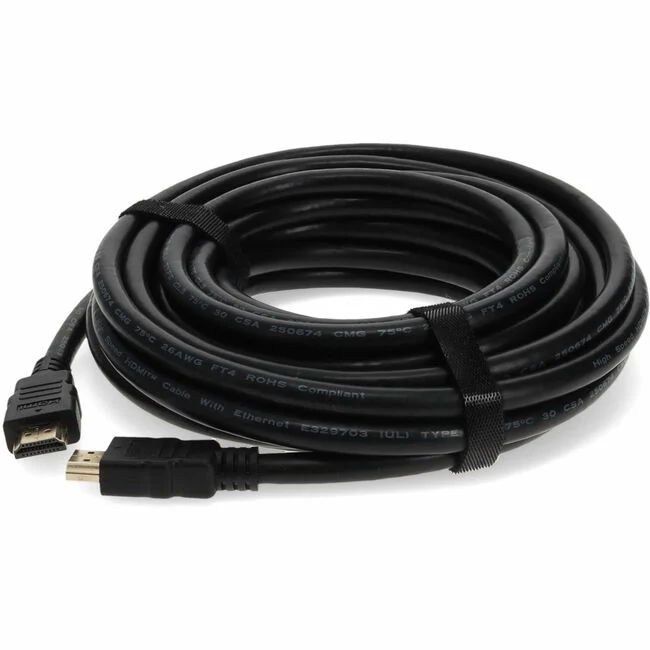 AddOn 10.67m (35.00ft) HDMI 1.4 Male to Male Black Cable
