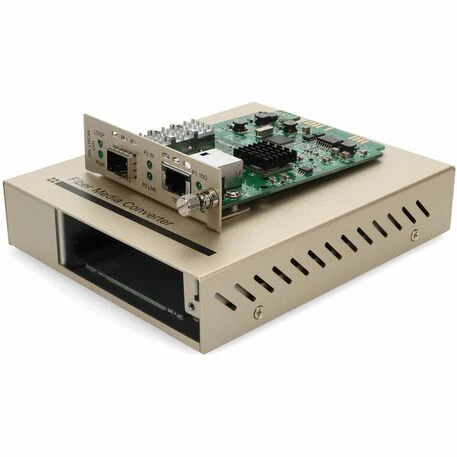 AddOn 10GBase-T RJ-45 & SFP+ Slot Standalone Media Converter Card Kit - 100% compatible and guaranteed to work