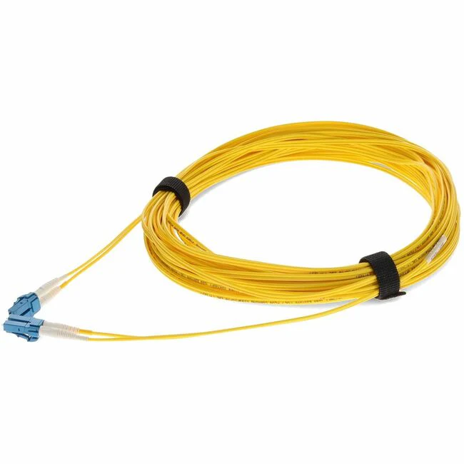 AddOn 12m Single-Mode Fiber (SMF) Duplex LC/LC OS1 Yellow Patch Cable