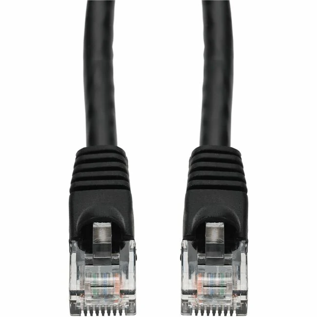 AddOn 14ft RJ-45 (Male) to RJ-45 (Male) Straight Black Cat6 UTP PVC Copper Patch Cable