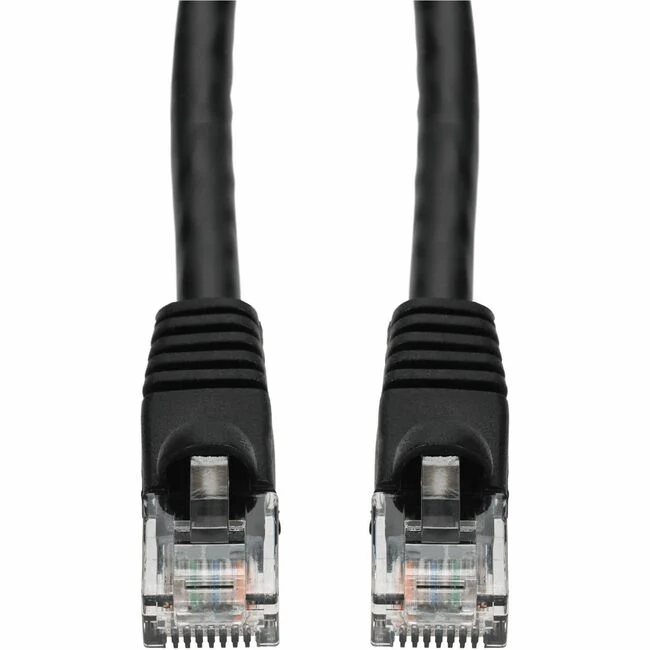 AddOn 15ft RJ-45 (Male) to RJ-45 (Male) Straight Black Cat6 UTP PVC Copper Patch Cable