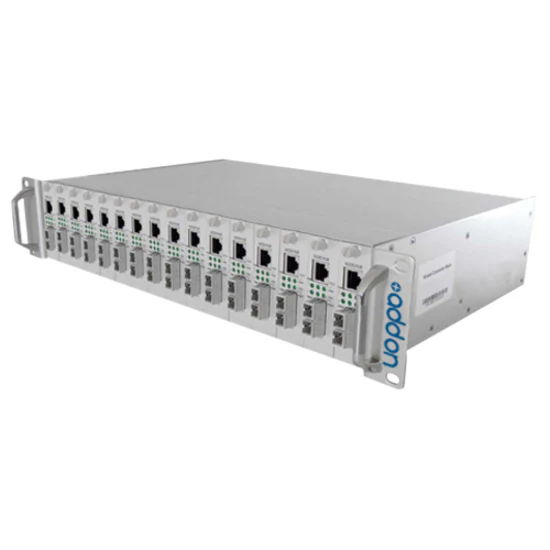 AddOn 19" Managed Media Converter Chasis with 16-slot Rack Mount