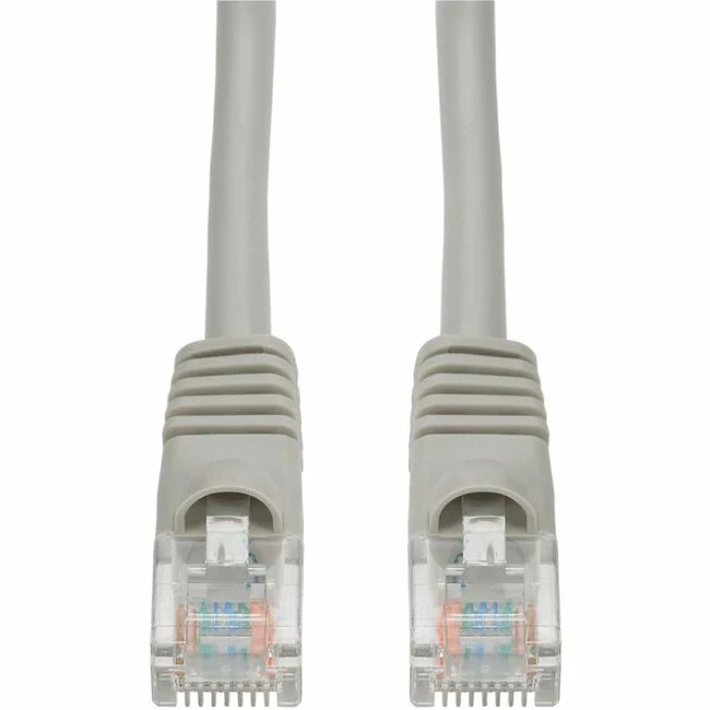 AddOn 25ft RJ-45 (Male) to RJ-45 (Male) Straight Gray Cat6A UTP PVC Copper Patch Cable