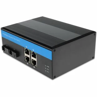 AddOn 4 10/100Base-TX(RJ-45) to 2 100Base-BXU(SC) SMF 1310nmTX/1550nmRX 20km Industrial Media Converter Switch - 100% compatible and guaranteed to work