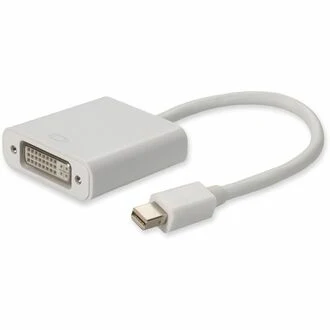 AddOn 5 pack of 8in Mini-DisplayPort Male to DVI-I (29 pin) Female White Adapter Cable
