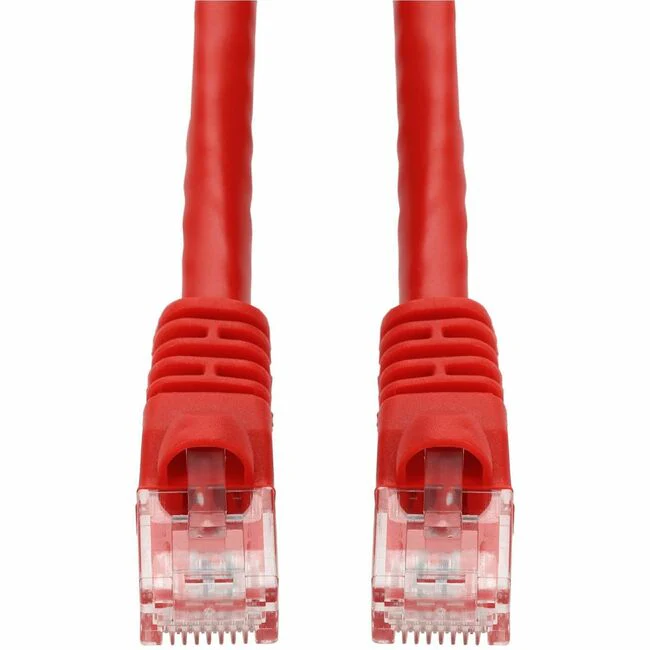 AddOn 5ft RJ-45 (Male) to RJ-45 (Male) Straight Red Cat6A UTP PVC Copper Patch Cable