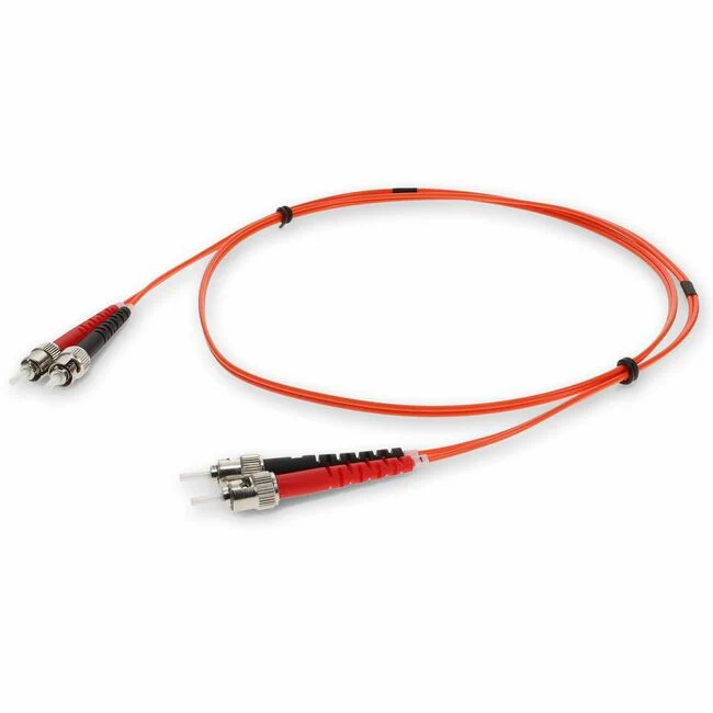 AddOn 5m Multi-Mode Fiber (MMF) Duplex ST/ST OM1 Orange Patch Cable
