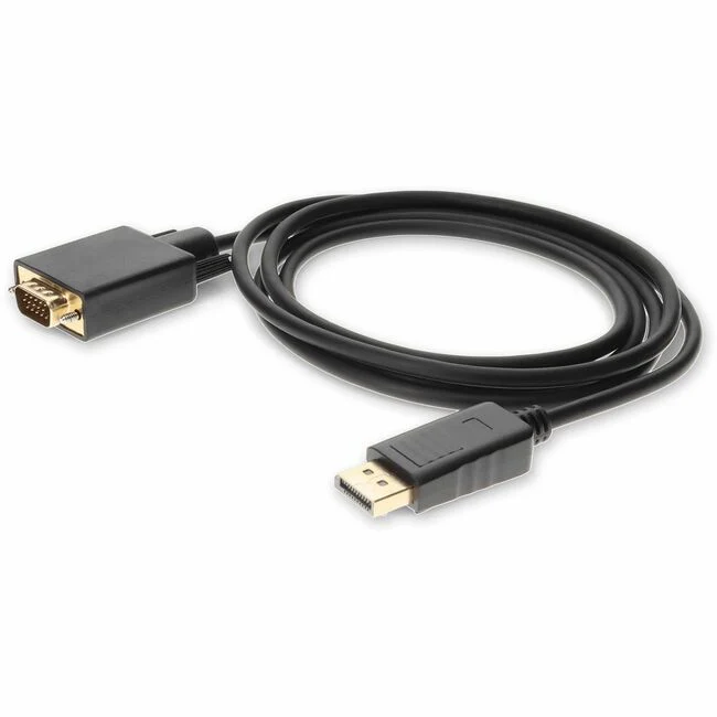 AddOn 6ft (1.8M) DisplayPort to VGA Adapter Cable - Male to Male