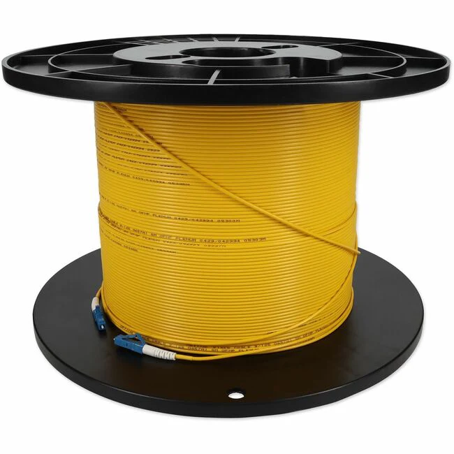 AddOn 73m LC (Male) to LC (Male) Straight Yellow OS2 Simplex Plenum Fiber Patch Cable