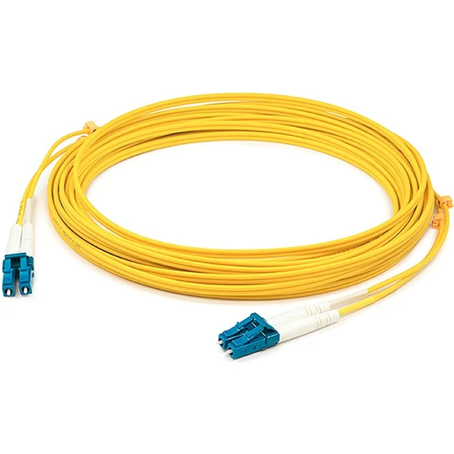 AddOn 74m LC (Male) to LC (Male) Straight Yellow OS2 Duplex Plenum Fiber Patch Cable