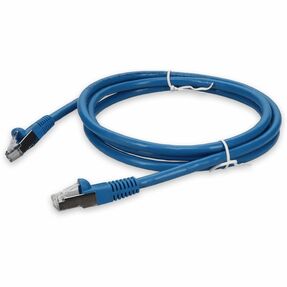 AddOn 7ft RJ-45 (Male) to RJ-45 (Male) Blue Snagless Cat7 S/FTP PVC Copper Patch Cable