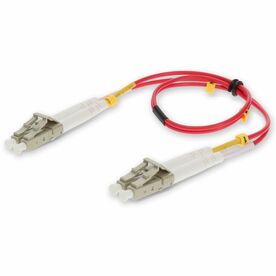AddOn 7m LC (Male) to LC (Male) Red OM4 Duplex Plenum-Rated Fiber Patch Cable