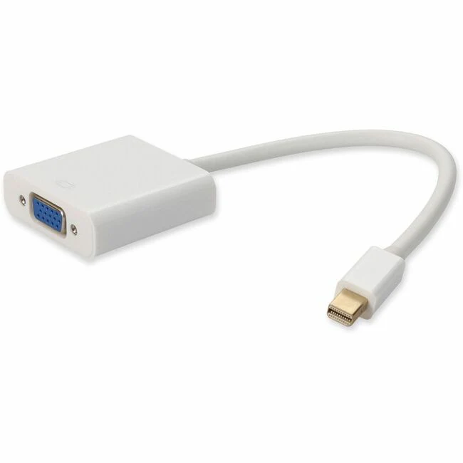 AddOn Mini-Displayport to VGA White Adapter Cable - Male to Female