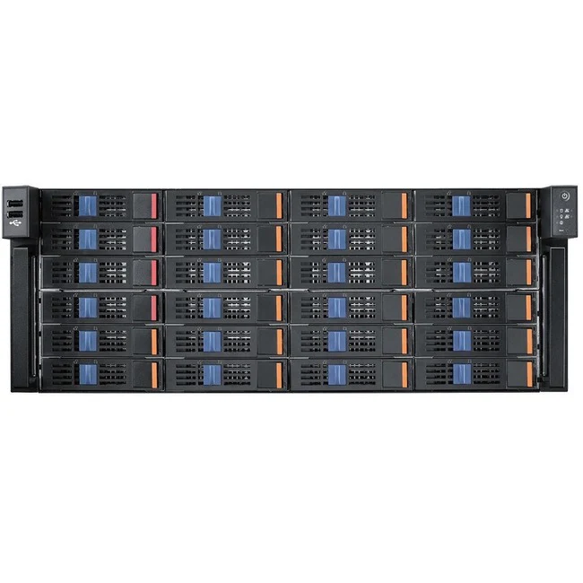 Advantech 4U Storage Chassis for ATX/EATX Serverboard with 24 Hot-swap Drive Bays