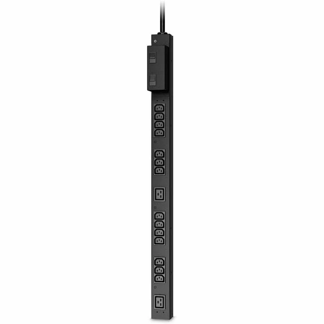APC by Schneider Electric Basic AP6002A 16-Outlet PDU - Basic - NEMA L6-30P - 14 x IEC 60320 C13, 2 x IEC 60320 C19 - 208 V - 10 ft Cord Length - 0U - Tower