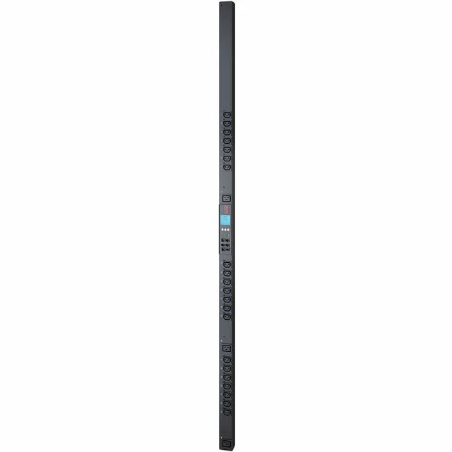 APC by Schneider Electric Metered-by-Outlet Rack PDU - Metered-by-Outlet - NEMA L6-20P - 21 x IEC 60320 C13, 3 x IEC 60320 C19 - 200 V, 208 V, 230 V - 9.84 ft Cord Length - 0U - Rack-mountable - Tower