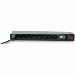 APC by Schneider Electric Rack PDU, Switched, 1U, 16A, 208/230V, (8)C13 - Switched - IEC 60320 C20 - 200 V, 208 V, 230 V - 8.20 ft Cord Length - 1U - Rack-mountable