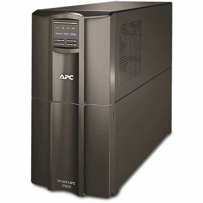 APC by Schneider Electric Smart-UPS 3000VA LCD 120V with SmartConnect - 2U Tower - 3 Hour Recharge - 5.10 Minute Stand-by - 120 V Input - 120 V AC Output - Sine Wave - 2 x NEMA 5-20R, 8 x NEMA 5-15R - 10 x Battery/Surge Outlet