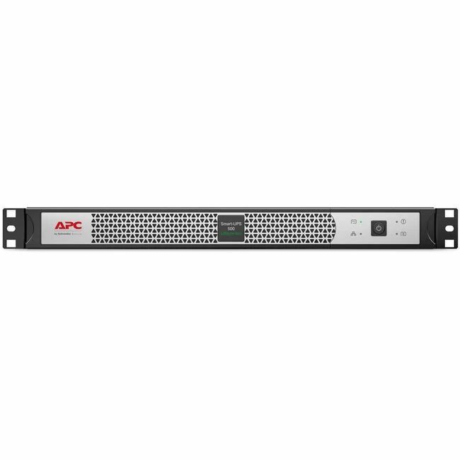 APC by Schneider Electric Smart-UPS 500VA Rack-mountable UPS - 1U Rack-mountable - AVR - 3 Hour Recharge - 2.70 Minute Stand-by - 120 V Input - 120 V AC Output - Sine Wave - Serial Port - 4 x NEMA 5-15R - 4 x Battery/Surge Outlet