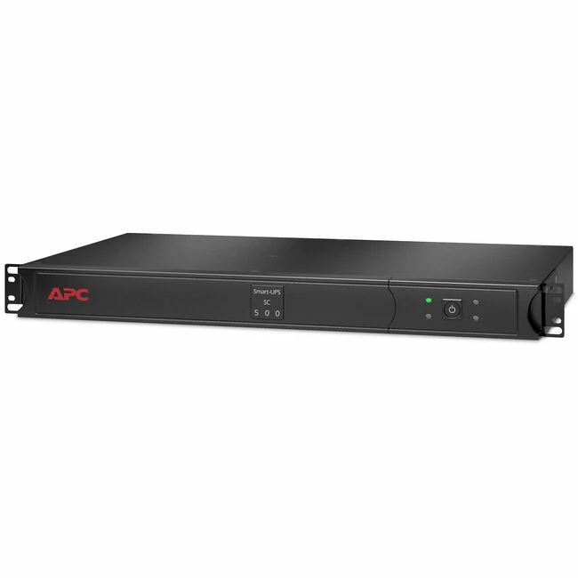 APC by Schneider Electric Smart-UPS 500VA Rack-mountable UPS - 1U Rack-mountable - AVR - 5 Hour Recharge - 120 V Input - 120 V AC Output - Stepped Approximated Sine Wave - USB - LED Display - 4 x NEMA 5-15R - 4 x Battery/Surge Outlet