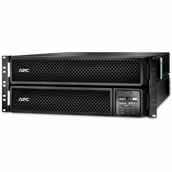 APC by Schneider Electric Smart-UPS SRT 3000VA RM 208V to 120V 2U Step-Down Transformer - 4U Rack-mountable - 3 Hour Recharge - 4 Minute Stand-by - 208 V Input - 120 V AC, 208 V AC Output - Sine Wave - 12 x NEMA 5-20R, 2 x NEMA L6-20R - 14 x Battery/Surge
