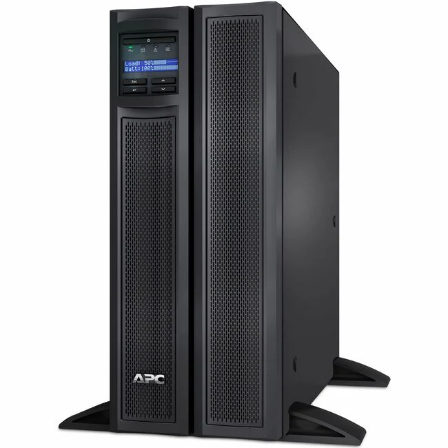 APC by Schneider Electric Smart-UPS X 2000VA Rack/Tower LCD 100-127V with Network Card - 4U Rack-mountable - 3 Hour Recharge - 11 Minute Stand-by - 120 V Input - 120 V AC Output - Sine Wave - USB - 1 x NEMA L5-20R, 3 x NEMA 5-20R, 6 x NEMA 5-15R - 10 x Ba