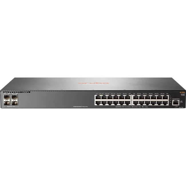 Aruba 2930F 24G 4SFP Switch - 24 Ports - Manageable - 3 Layer Supported - Modular - 4 SFP Slots - 29.30 W Power Consumption - Twisted Pair, Optical Fiber - 1U High - Rack-mountable