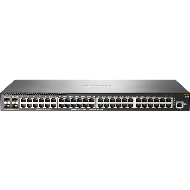 Aruba 2930F 48G 4SFP+ Switch - 48 Ports - Manageable - 3 Layer Supported - Modular - 46.60 W Power Consumption - Twisted Pair, Optical Fiber - Rack-mountable