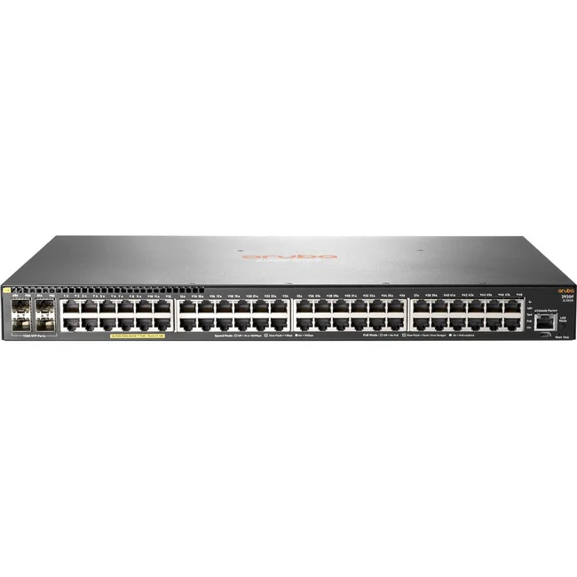 Aruba 2930F 48G PoE+ 4SFP Switch - 48 Ports - Manageable - 3 Layer Supported - Modular - 4 SFP Slots - 459 W Power Consumption - Twisted Pair, Optical Fiber - Rack-mountable