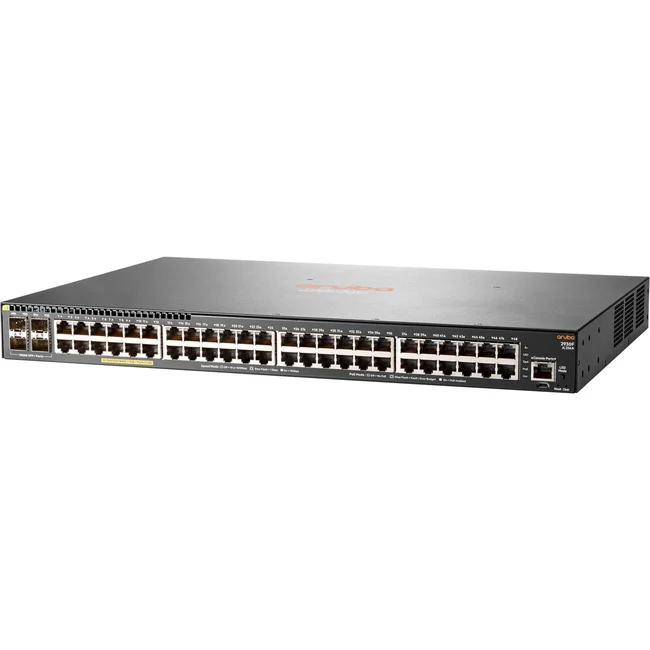 Aruba 2930F 48G PoE+ 4SFP+ Switch - 48 Ports - Manageable - 3 Layer Supported - Modular - 459 W Power Consumption - Twisted Pair, Optical Fiber - Rack-mountable