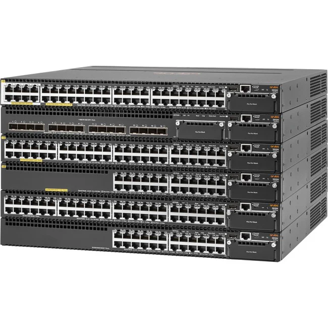 Aruba 3810M 40G 8 HPE Smart Rate PoE+ 1-slot Switch - 48 Ports - Manageable - Gigabit Ethernet - 10/100/1000Base-T - Refurbished - 3 Layer Supported - Modular - Twisted Pair - 1U High - Rack-mountable