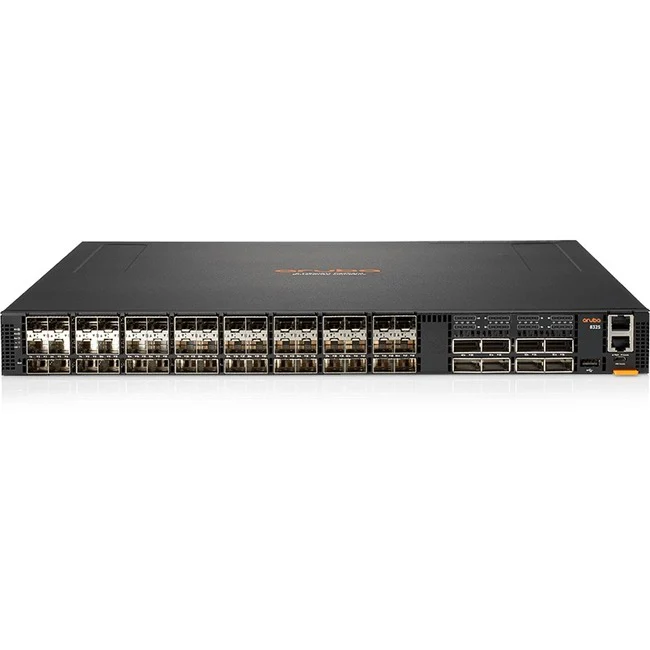 Aruba 8325-48Y8C Ethernet Switch - Manageable - Refurbished - TAA Compliant - 3 Layer Supported - Modular - 550 W Power Consumption - Optical Fiber - 1U High - Rack-mountable, Cabinet Mount, Surface Mount