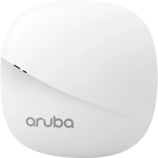 Aruba AP-303 IEEE 802.11ac 1.20 Gbit/s Wireless Access Point - 2.40 GHz, 5 GHz - MIMO Technology - 2 x Network (RJ-45) - Gigabit Ethernet - PoE Ports - Bluetooth 5 - T-bar Mount, Ceiling Mountable