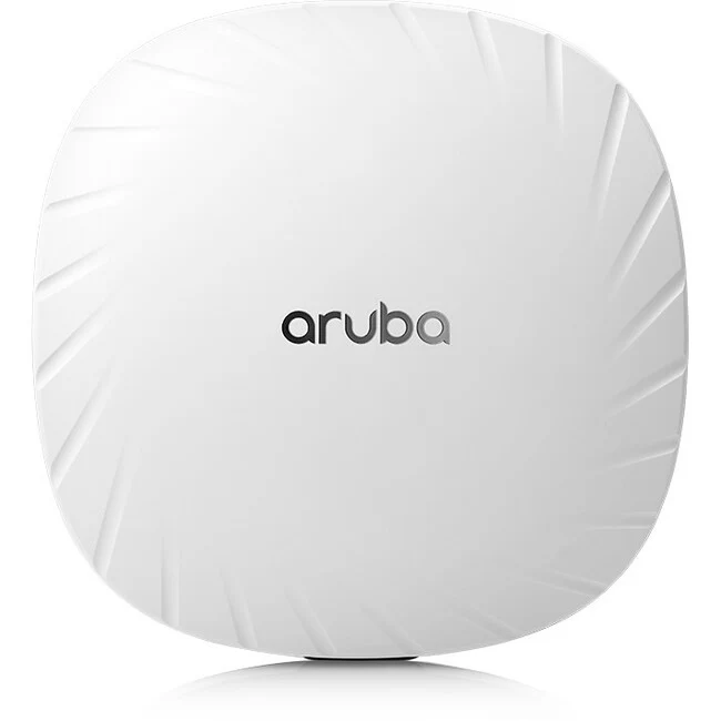Aruba AP-515 802.11ax 5.40 Gbit/s Wireless Access Point - 2.40 GHz, 5 GHz - MIMO Technology - 2 x Network (RJ-45) - Bluetooth 5 - Ceiling Mountable, Wall Mountable, Rail-mountable
