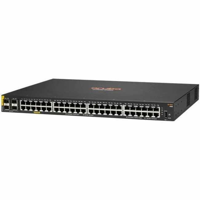 Aruba CX 6100 Ethernet Switch - 48 Ports - Manageable - Gigabit Ethernet, 10 Gigabit Ethernet - 10/100/1000Base-T, 10GBase-X - 2 Layer Supported - Modular - 740 W PoE Budget - Twisted Pair, Optical Fiber - PoE Ports - 1U High - Rack-mountable - Lifetime L