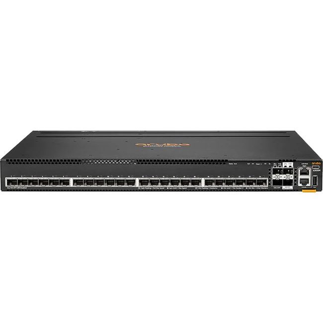 Aruba CX 6300 Layer 3 Switch - Manageable - 10 Gigabit Ethernet, 25 Gigabit Ethernet, 50 Gigabit Ethernet - 10GBase-X, 25GBase-X, 50GBase-X - 3 Layer Supported - Modular - 4 SFP Slots - 85 W Power Consumption - Optical Fiber, Twisted Pair - 1U High - Rack