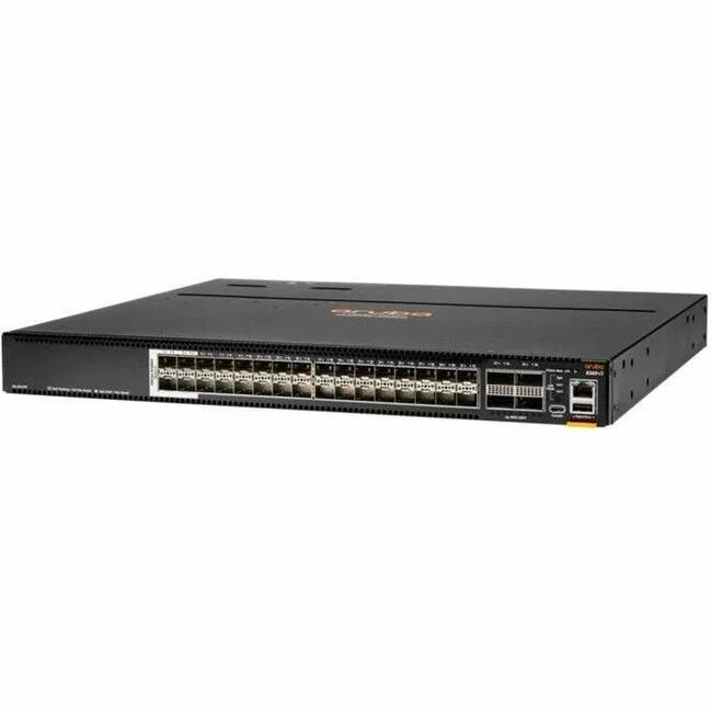 Aruba CX 8360-32Y4C v2 Ethernet Switch - Manageable - 25 Gigabit Ethernet, 100 Gigabit Ethernet - 25GBase-X, 100GBase-X - TAA Compliant - 3 Layer Supported - Modular - 425 W Power Consumption - Optical Fiber - 1U High - Rack-mountable, Cabinet Mount, Surf