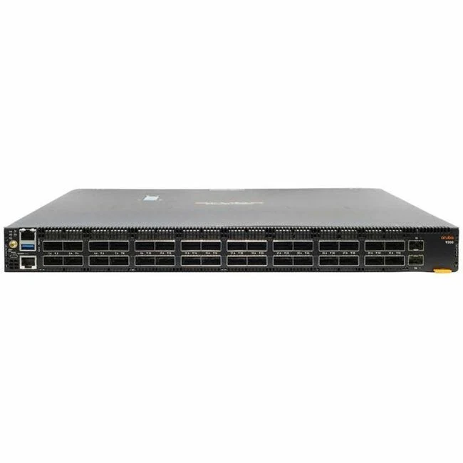 Aruba CX 9300-32D Ethernet Switch - Manageable - 10 Gigabit Ethernet - 10GBase-T, 10GBase-X - TAA Compliant - 2 Layer Supported - Modular - 600 W Power Consumption - Optical Fiber, Twisted Pair - Rack-mountable - Lifetime Limited Warranty