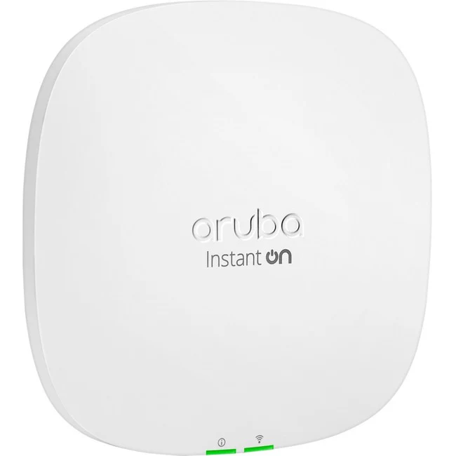 Aruba Instant On AP25 Dual Band 802.11ax 5.30 Gbit/s Wireless Access Point - Indoor - 2.40 GHz, 5 GHz - Internal - MIMO Technology - 1 x Network (RJ-45) - 2.5 Gigabit Ethernet - Wall Mountable, Ceiling Mountable, Rail-mountable
