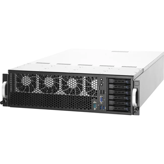 Asus ESC8000 G3 Barebone System - 3U Rack-mountable - Socket LGA 2011-v3 - 2 x Processor Support - Intel C612 Chip - 1.50 TB DDR4 SDRAM DDR4-2133/PC4-17000 Maximum RAM Support - 24 Total Memory Slots - Serial ATA/600 RAID Supported Controller - ASPEED AST