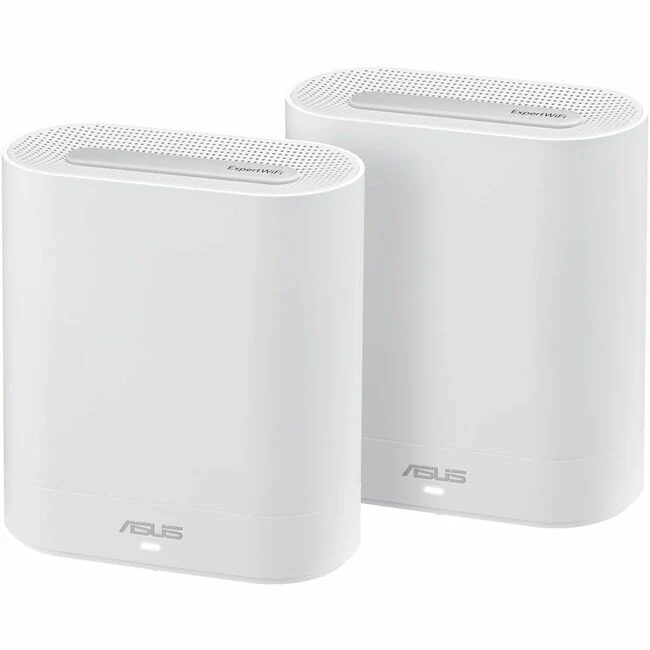 Asus ExpertWiFi EBM68 Wi-Fi 6 IEEE 802.11ax, IEEE 802.11 a/b/g/n/ac/ax Ethernet Wireless Router - Tri Band - 2.40 GHz ISM Band - 5 GHz UNII Band - 6 x Antenna(6 x Internal) - 972.50 MB/s Wireless Speed - 3 x Network Port - 1 x Broadband Port - USB - 2.5 G