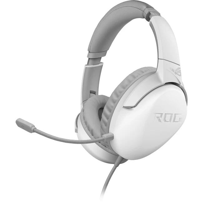 Asus ROG Strix Go Core Moonlight - Stereo - Mini-phone (3.5mm) - Wired - 32 Ohm - Over-the-head - Binaural - Ear-cup - 3.94 ft Cable - Uni-directional Microphone