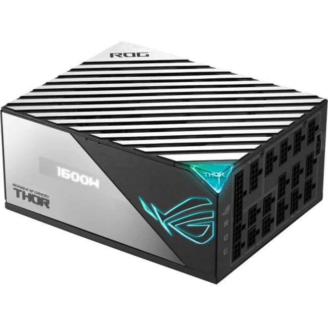 Asus ROG Thor 1600W Power Supply - Internal - 3.3 V DC, 5 V DC, 12 V DC, -12 V DC Output - 1 +12V Rails - 1 Fan(s)