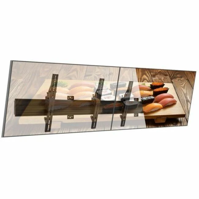 Atdec 2x1 Wall Menu Board Mount (68.9" rail), Tilting Angle