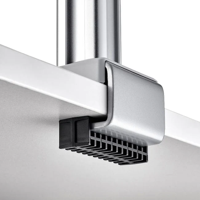 Atdec C Style One-Piece Desk Fixing - Silver