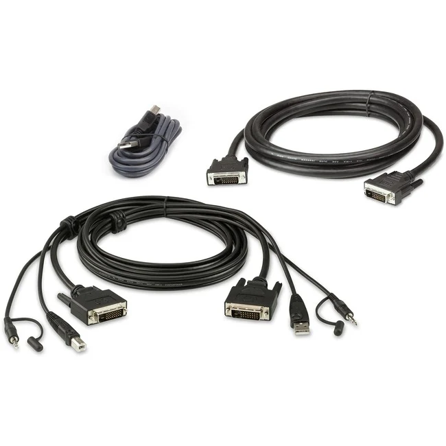 ATEN 1.8M USB DVI-D Dual Link Dual Display Secure KVM Cable Kit