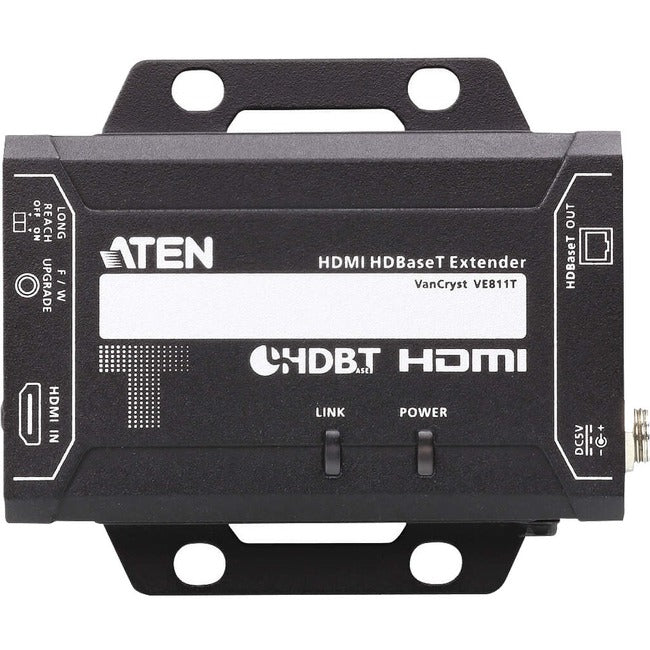 ATEN HDMI HDBaseT Transmitter-TAA Compliant - 1 Input Device - 328.08 ft Range - 1 x Network (RJ-45) - 1 x HDMI In - 4K - 4096 x 2160 - Twisted Pair - Category 6 - Rack-mountable